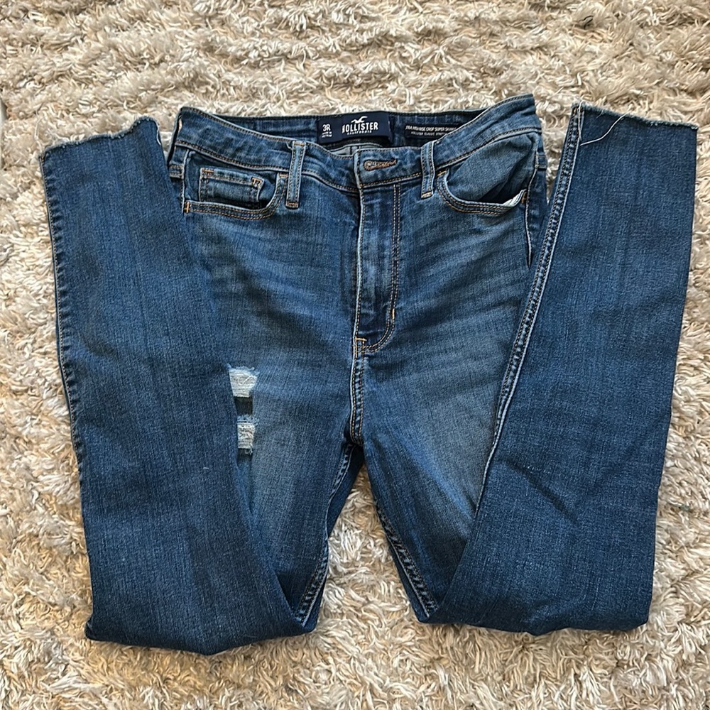 Hollister ripped jeans